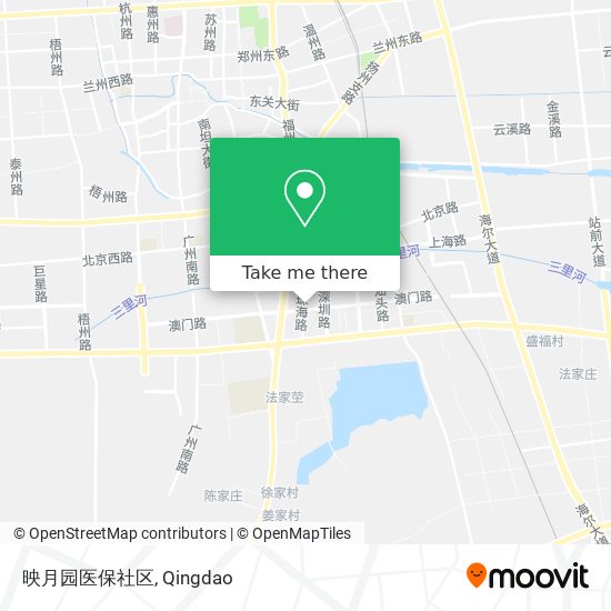 映月园医保社区 map