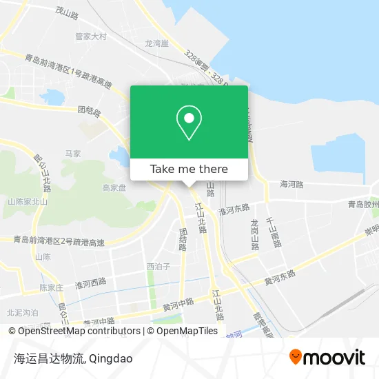 海运昌达物流 map