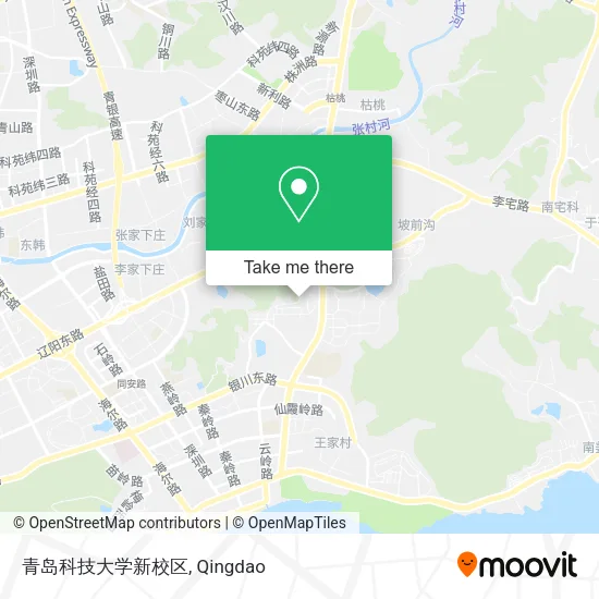 青岛科技大学新校区 map