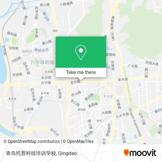 青岛托普科技培训学校 map