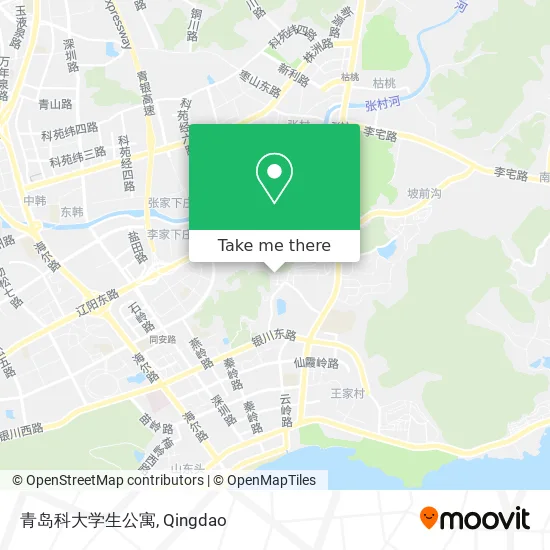 青岛科大学生公寓 map
