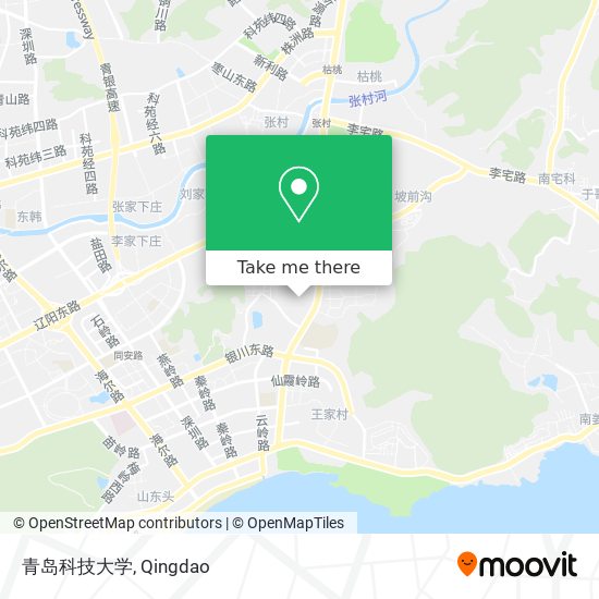 青岛科技大学 map