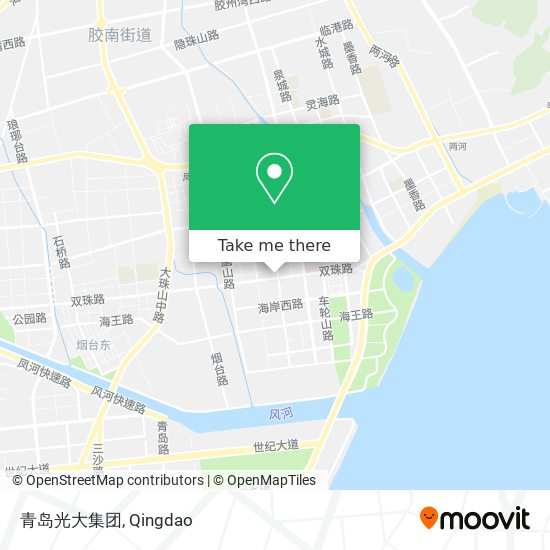 青岛光大集团 map