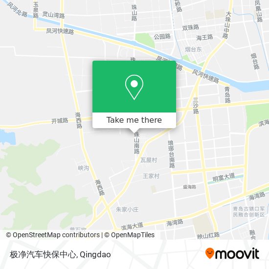 极净汽车快保中心 map
