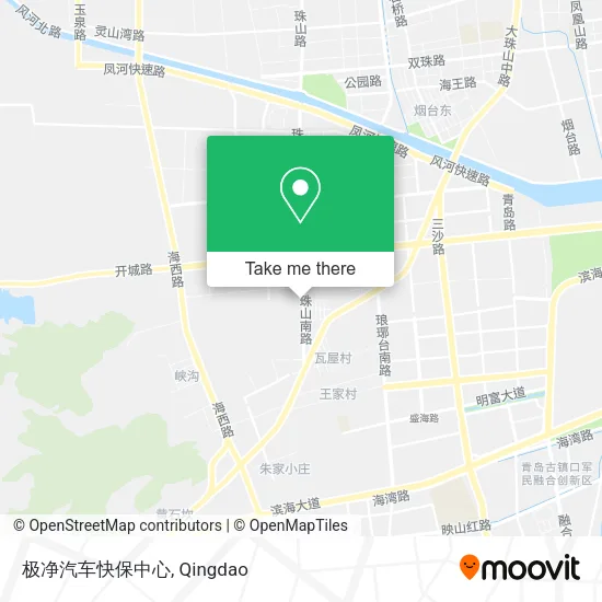 极净汽车快保中心 map
