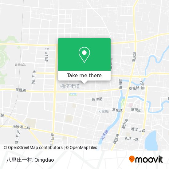 八里庄一村 map