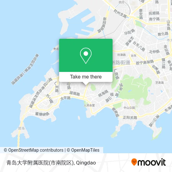 青岛大学附属医院(市南院区) map