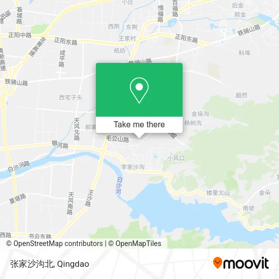 张家沙沟北 map