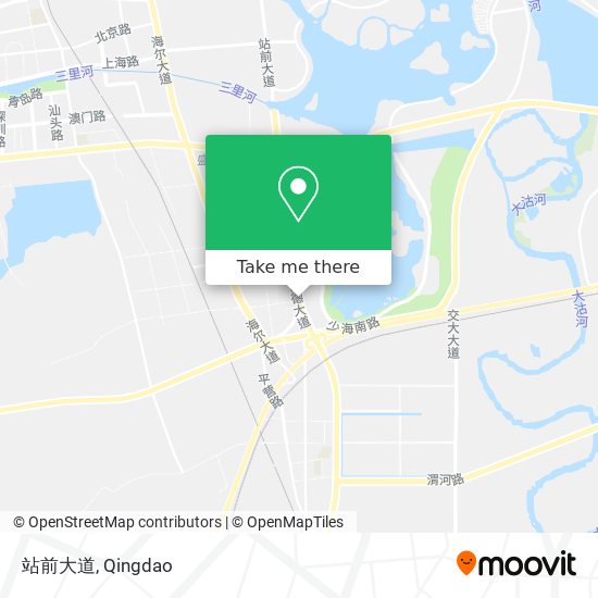 站前大道 map