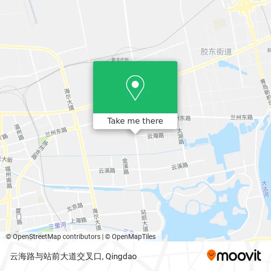 云海路与站前大道交叉口 map