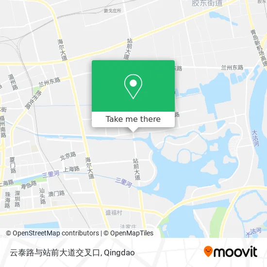 云泰路与站前大道交叉口 map