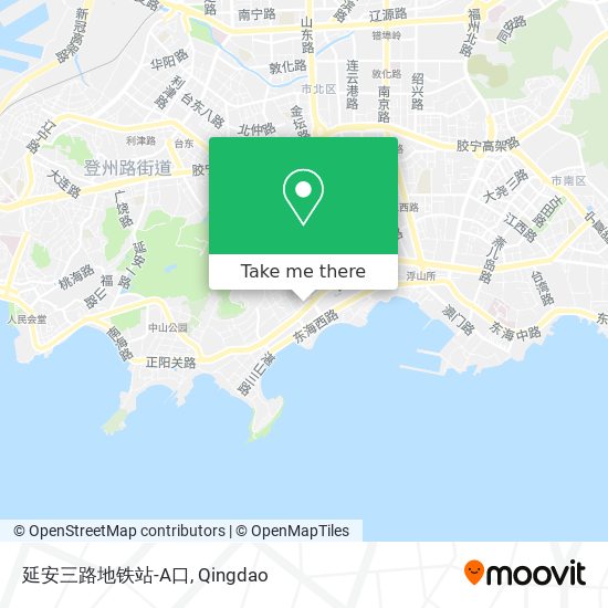 延安三路地铁站-A口 map