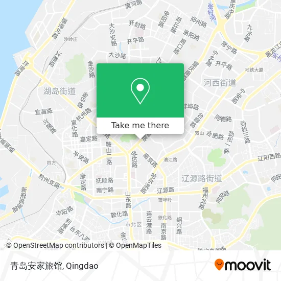 青岛安家旅馆 map
