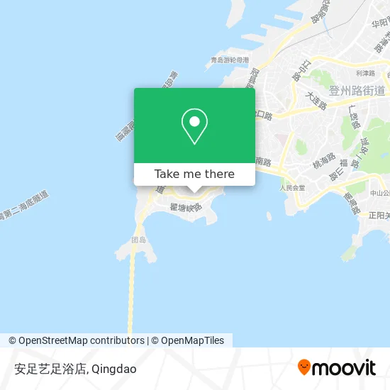 安足艺足浴店 map