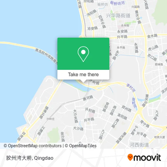 胶州湾大桥 map
