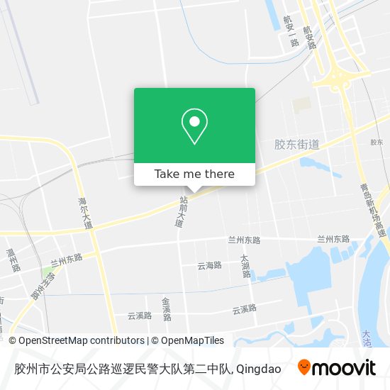 胶州市公安局公路巡逻民警大队第二中队 map