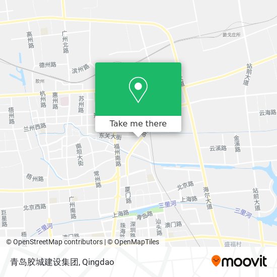 青岛胶城建设集团 map