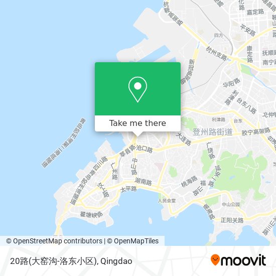 20路(大窑沟-洛东小区) map