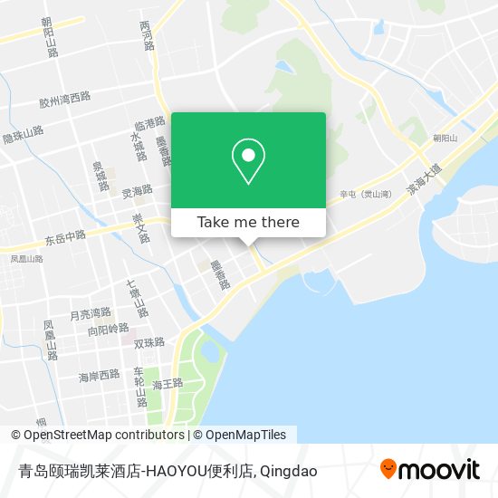 青岛颐瑞凯莱酒店-HAOYOU便利店 map