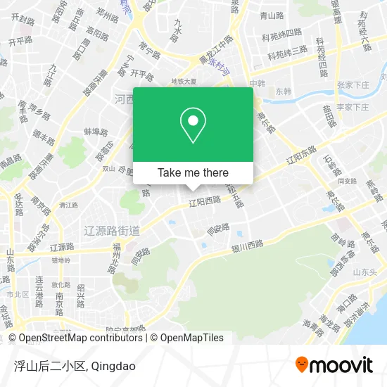 浮山后二小区 map