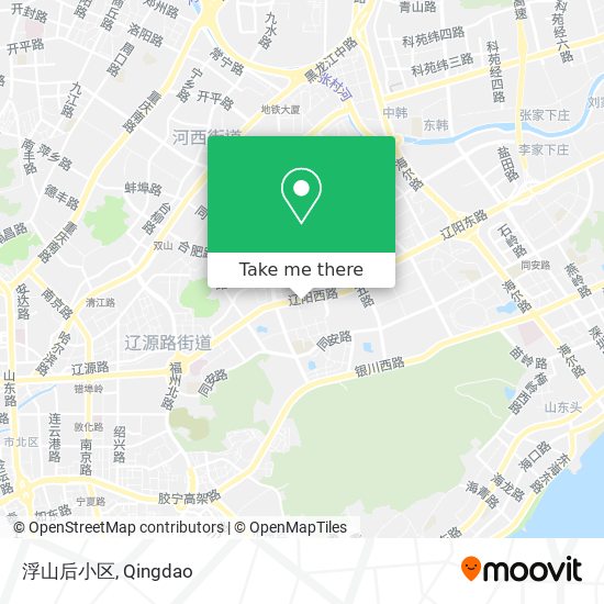 浮山后小区 map