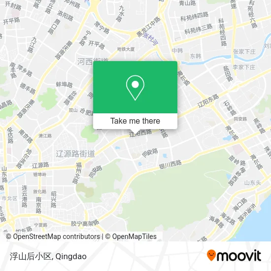 浮山后小区 map