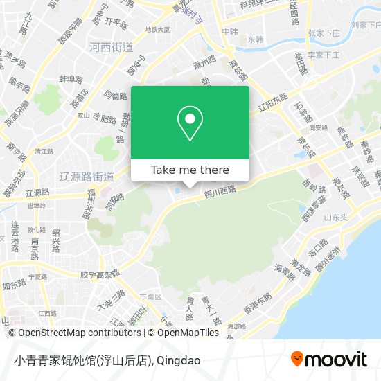 小青青家馄饨馆(浮山后店) map