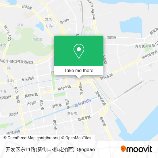 开发区东11路(新街口-柳花泊西) map