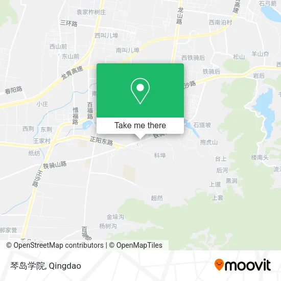 琴岛学院 map