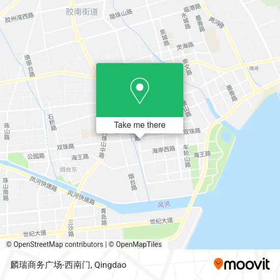 麟瑞商务广场-西南门 map