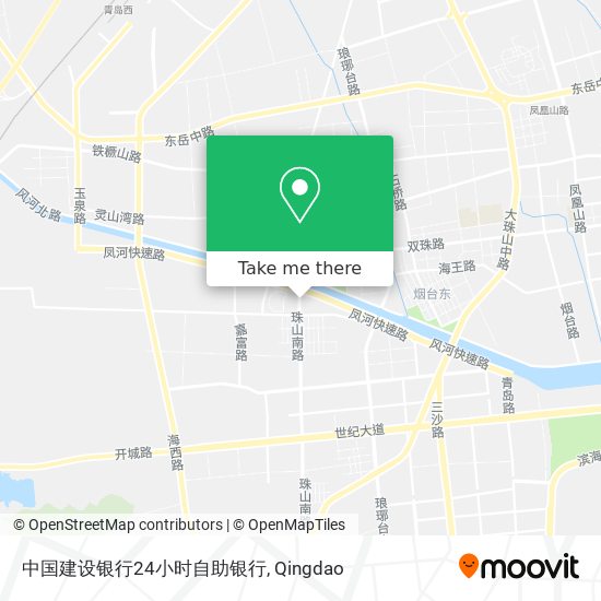 中国建设银行24小时自助银行 map