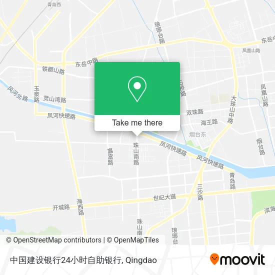 中国建设银行24小时自助银行 map