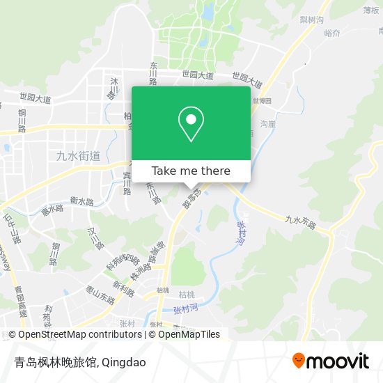 青岛枫林晚旅馆 map