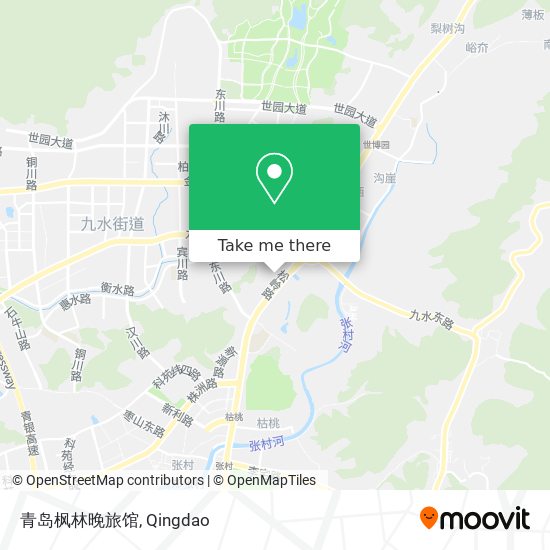 青岛枫林晚旅馆 map