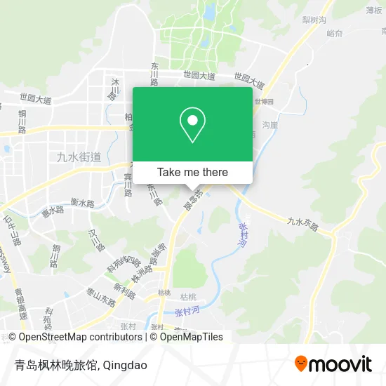 青岛枫林晚旅馆 map