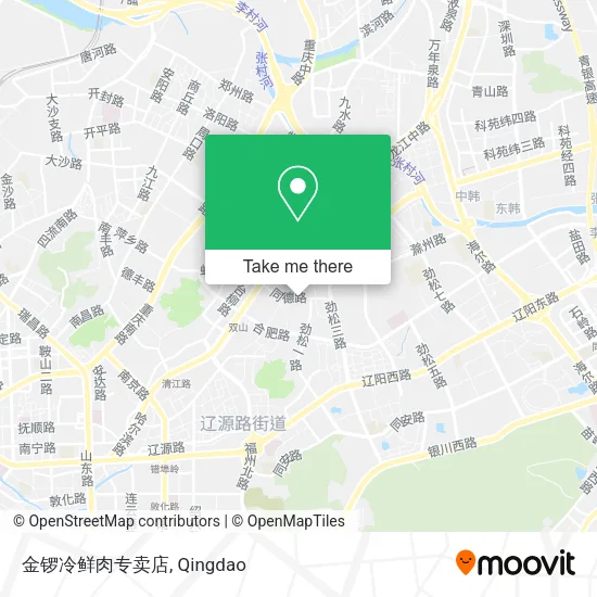 金锣冷鲜肉专卖店 map