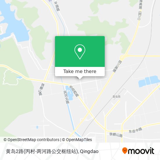 黄岛2路(丙村-两河路公交枢纽站) map