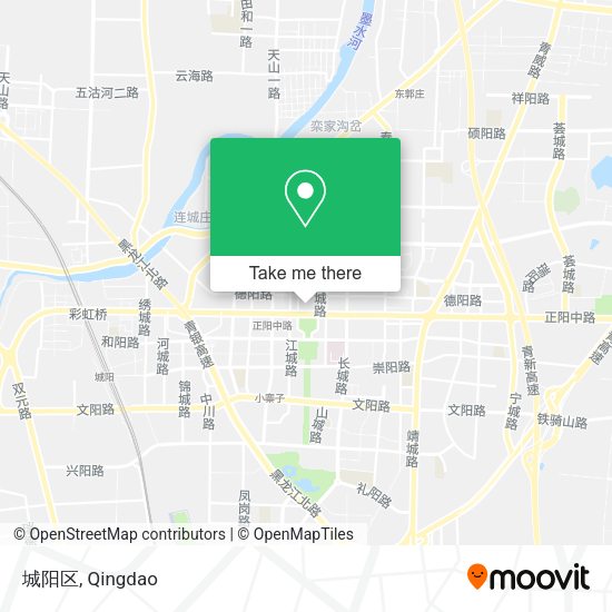 城阳区 map