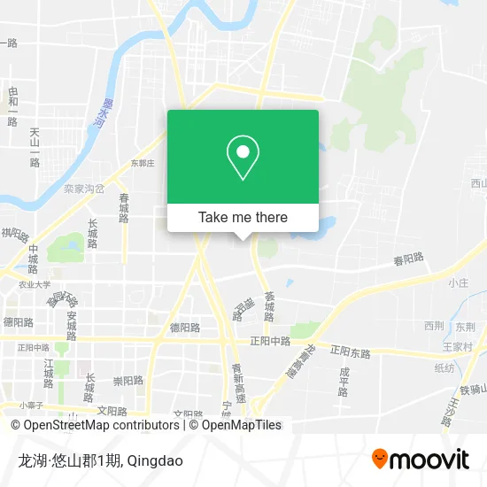 龙湖·悠山郡1期 map