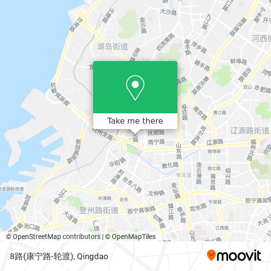 8路(康宁路-轮渡) map