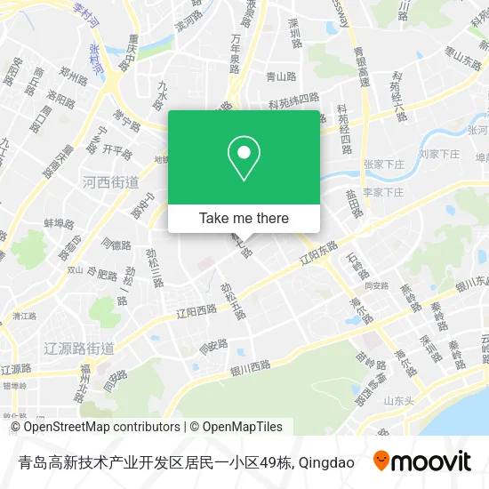 青岛高新技术产业开发区居民一小区49栋 map