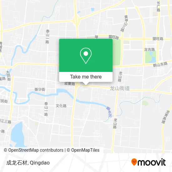 成龙石材 map