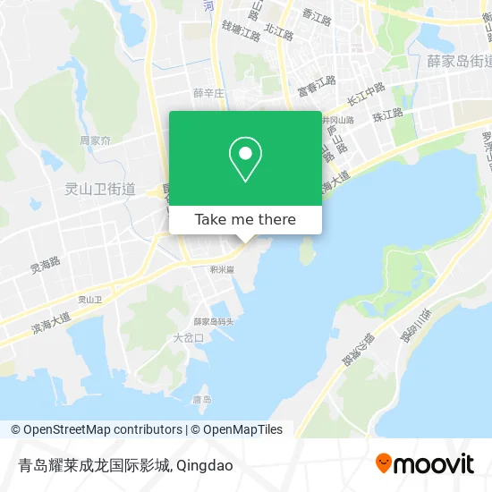 青岛耀莱成龙国际影城 map
