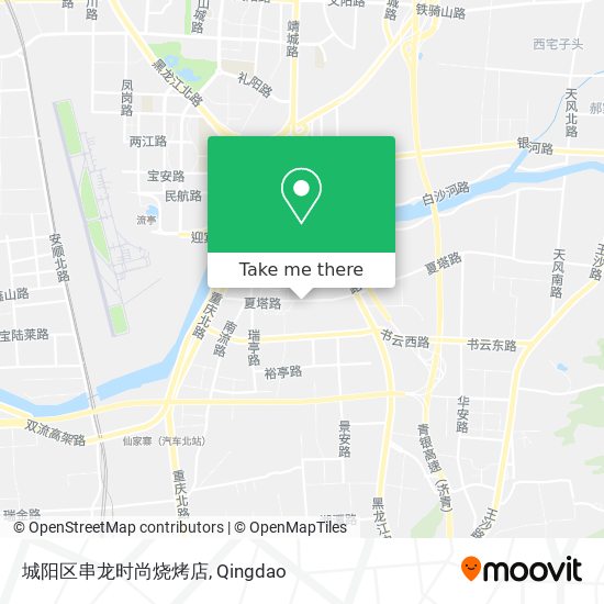 城阳区串龙时尚烧烤店 map