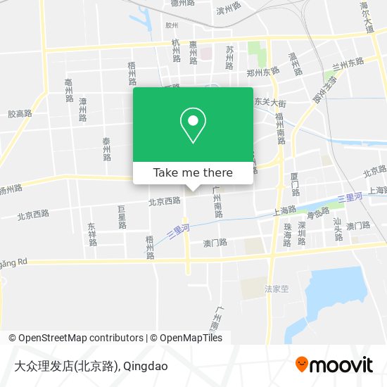 大众理发店(北京路) map