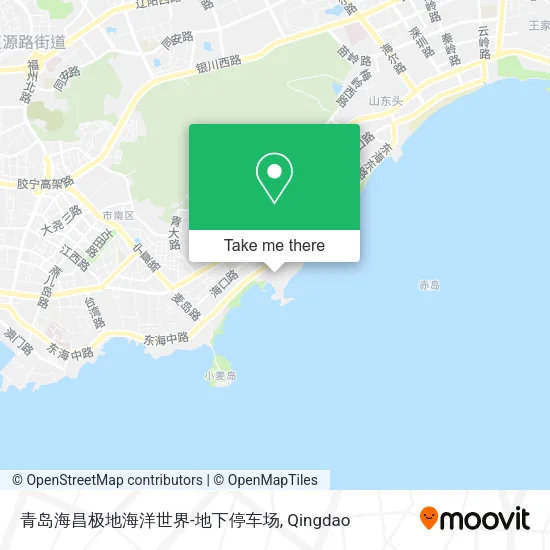 青岛海昌极地海洋世界-地下停车场 map