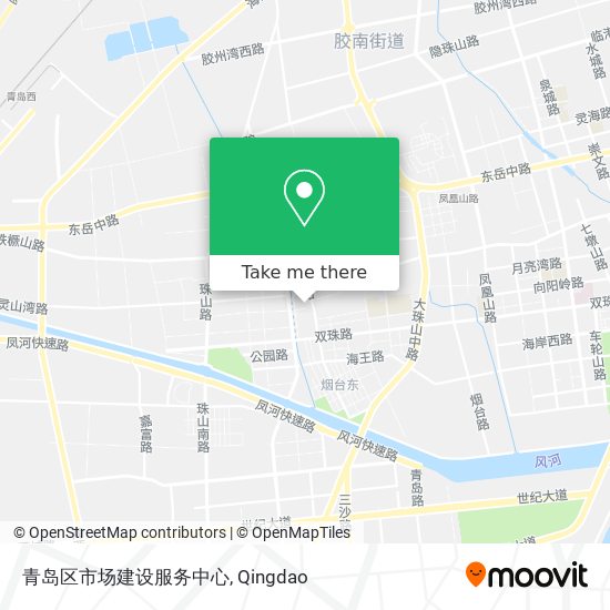 青岛区市场建设服务中心 map