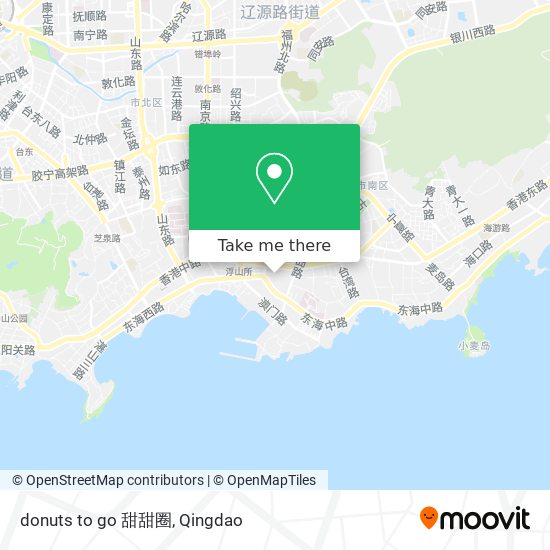 donuts to go 甜甜圈 map