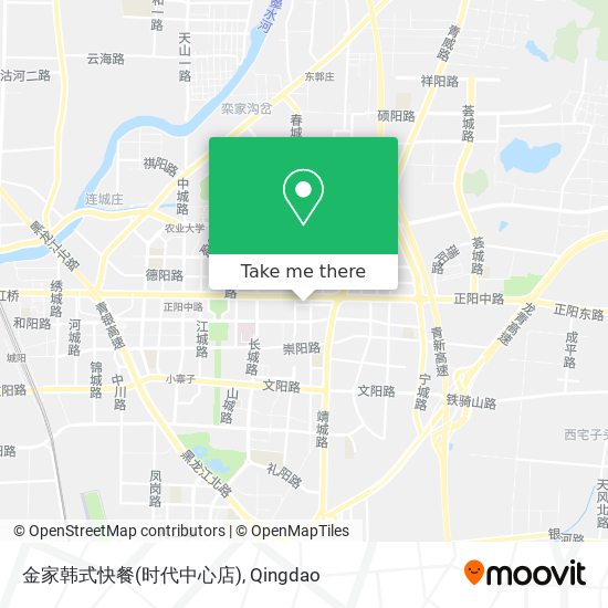 金家韩式快餐(时代中心店) map