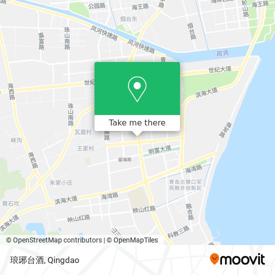 琅琊台酒 map